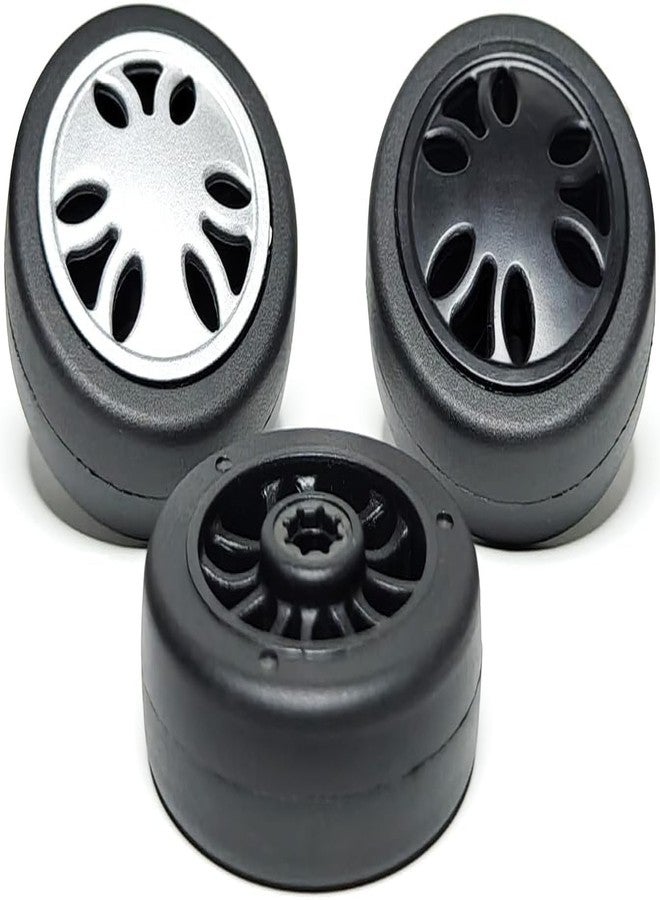 FSATNDE Luggage Suitcase Replacement Wheels 8PCS 50mmx15mm Double Bearing Replacement for Worn Out Suitcase & Spinner Trolley - Image 4